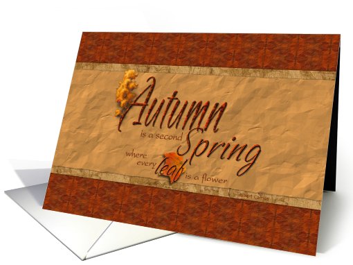 Autumn Blessings card (470637)