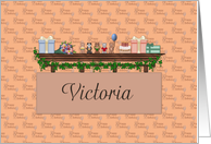 Birthday Victoria card