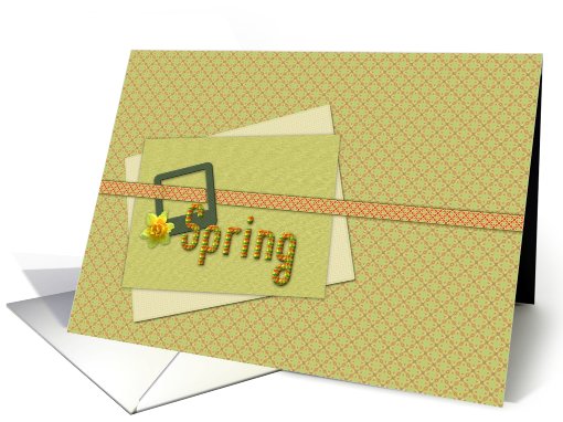 Spring Flowers card (480646)