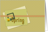 Spring Flowers card