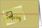 Spring Flowers card