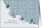 White Christmas card