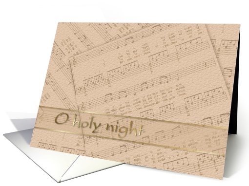 Holy Night Christmas card (502463)