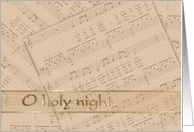 Holy Night Christmas card