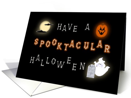 Spooktacular Halloween card (508105)