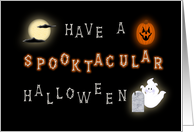 Spooktacular Halloween card