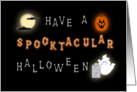 Spooktacular Halloween card
