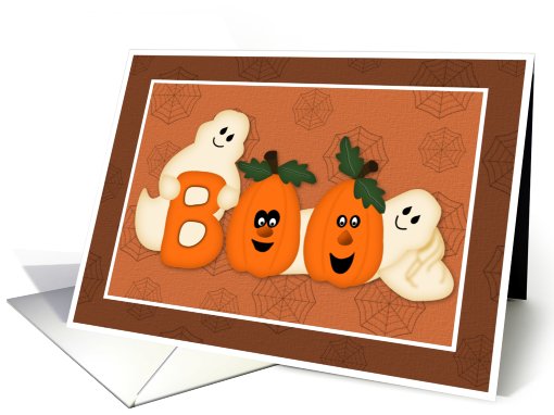 Halloween BOO card (508110)