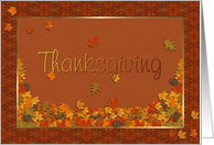 Remembrance Thanksgiving card