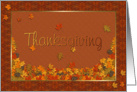 Remembrance Thanksgiving card