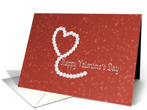 Valentine Pearls card (554238)