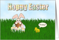 Hoppy Easter Bunny card