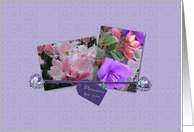 Birthday Flowers for you card