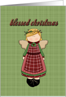 Blessed Christmas card