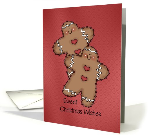 Sweet Gingerbread Christmas Wishes card (689589)