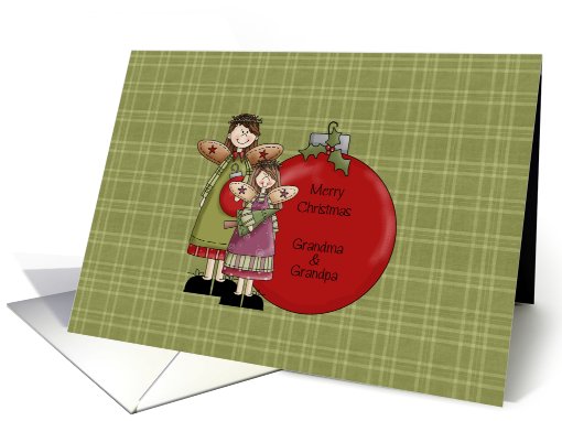 Merry Christmas Grandma & Grandpa card (689595)