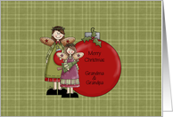 Merry Christmas Grandma & Grandpa card