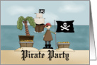 Pirate Party Invitation card