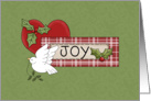 Love, Joy and Peace at Christmas card