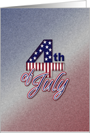 Happy 4th of July card