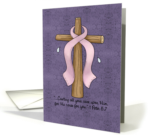 Cancer Awareness, Epilepsy Awareness Ribbon and Cross card (843581)
