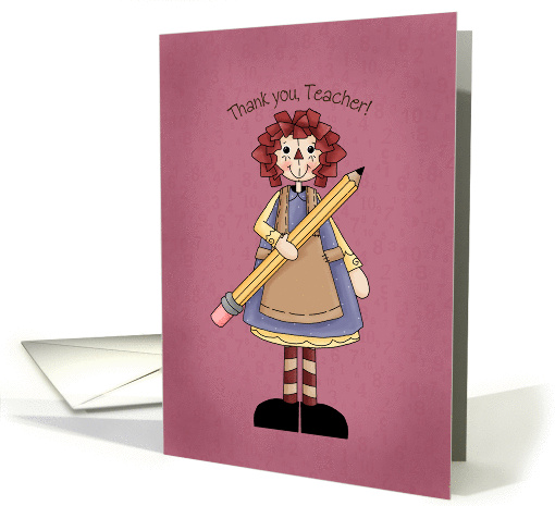 Thank you, Teacher! card (848706)