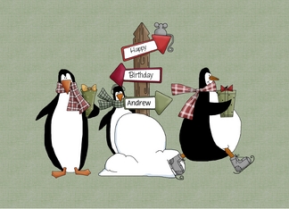 Birthday - Penguins ...