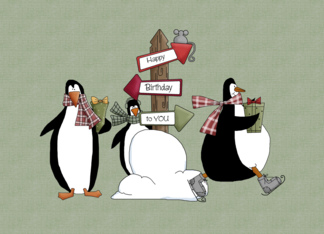 Birthday - Penguins