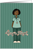 Hug a (Female) Nurse card