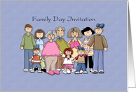 Family Day Invitation card