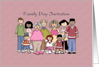 Family Day Invitation card