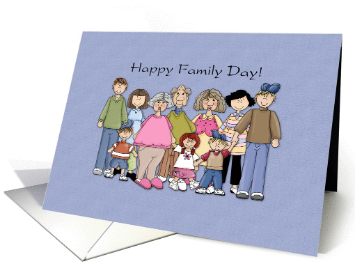 Happy Family Day card (918110)