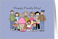 Happy Family Day card