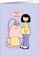 Baby (girl) on Board card