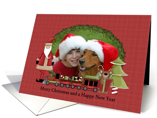 Santa & Toys Photo card (952589)