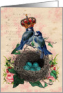 Blue Birds card