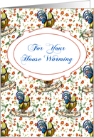 Blue Birds, House Warming card