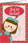 you’re invited - girl card