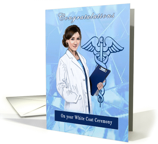 White Coat Ceremony for Female card (1376186)