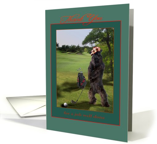 Job well done,Golfer card (481911)