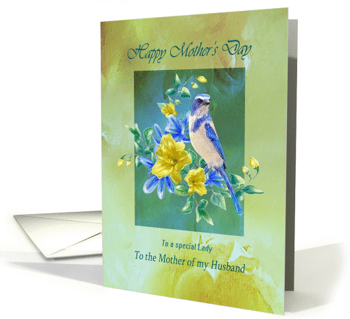 Mother's day to mother-in-law, Bluebird card (571790)