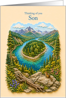 Thinking of You Son Mountain River and Chipmunk