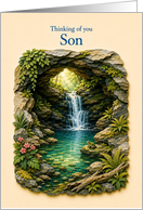 Thinking of You Son Waterfall and Rocky Grotto
