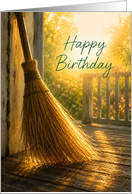 Birthday Golden Broom in Morning Sunlight