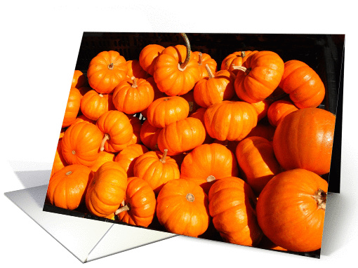 Halloween Pile of Pumpkins card (477855)