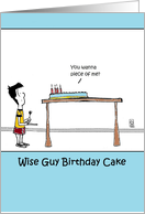 Wise guy birthday...