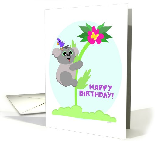 Happy Birthday Koala Bear! card (467706)