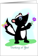 Cute Friend is Thinking of You card