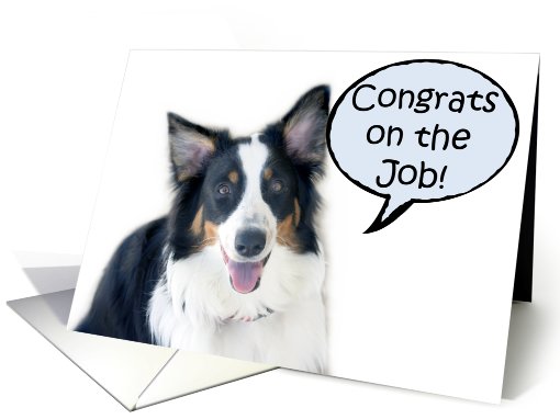 Congrats on the new job! card (468549)