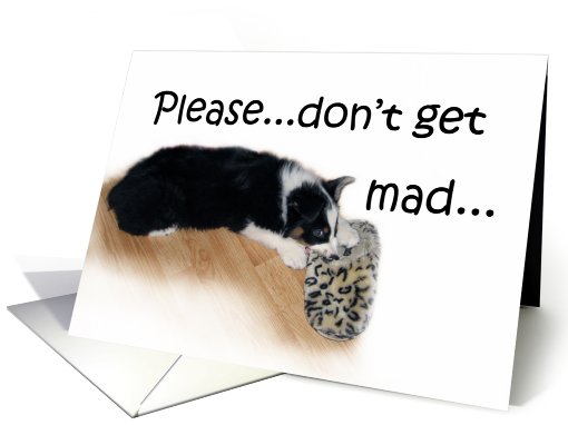 Naughty Puppy card (468878)